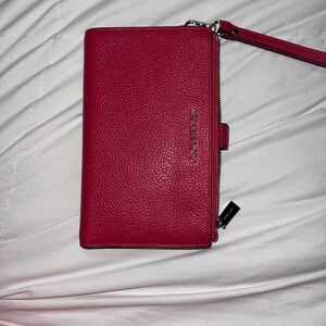 MK pink wallet